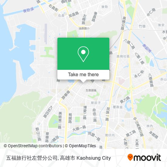 五福旅行社左營分公司 map