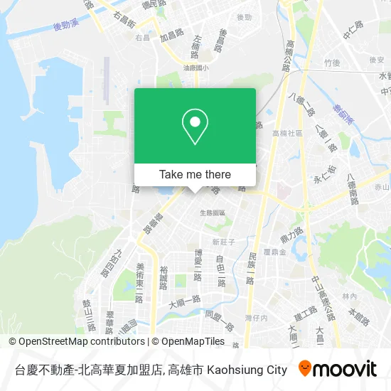 台慶不動產-北高華夏加盟店地圖