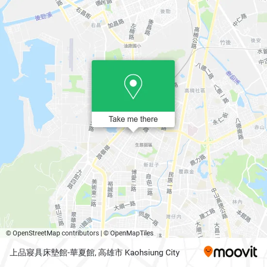 上品寢具床墊館-華夏館地圖