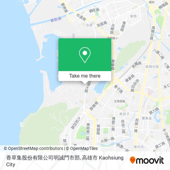 香草集股份有限公司明誠門市部地圖