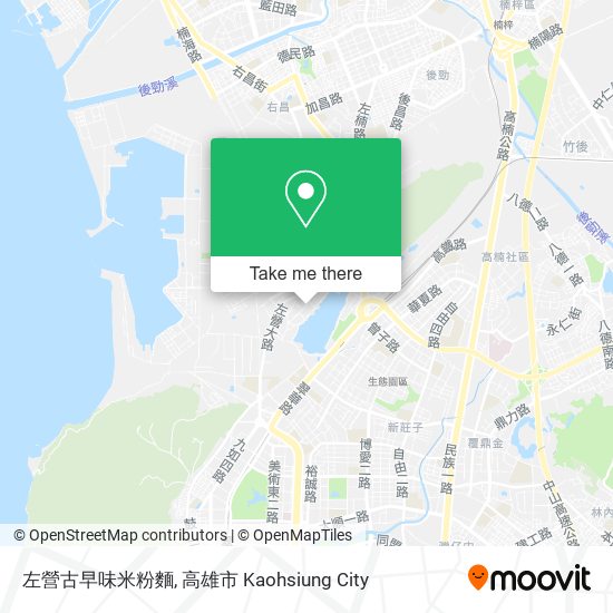 左營古早味米粉麵地圖