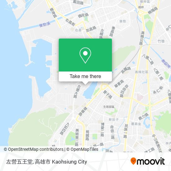 左營五王堂 map
