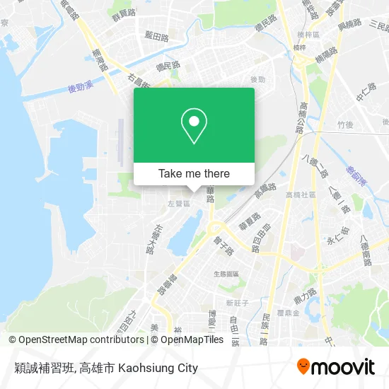 穎誠補習班 map