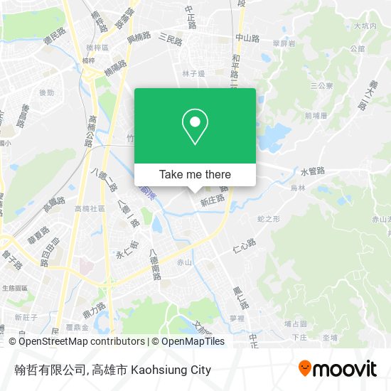 翰哲有限公司地圖