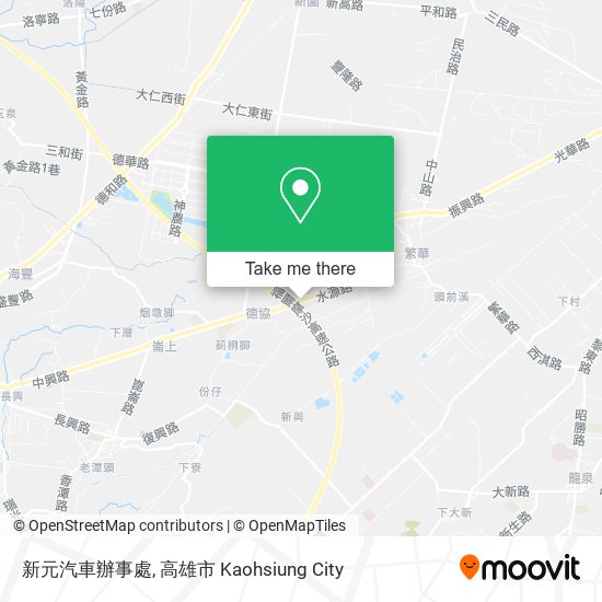 新元汽車辦事處 map