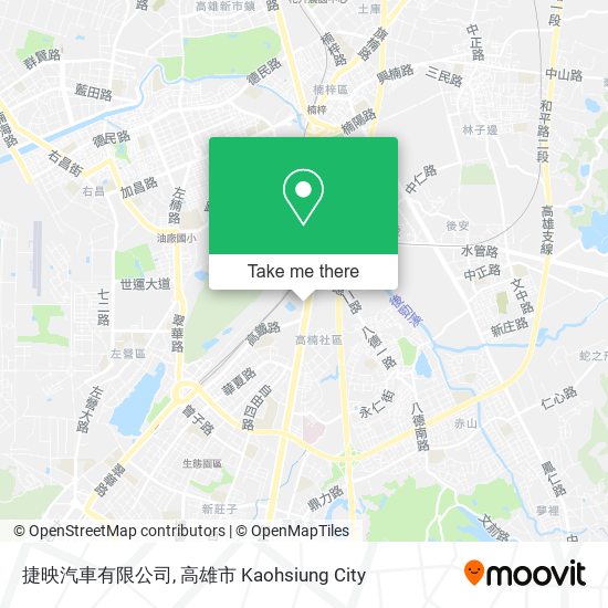 捷映汽車有限公司 map