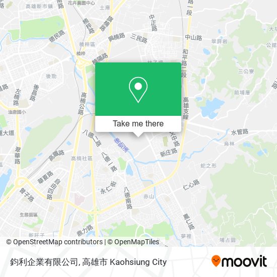 鈞利企業有限公司地圖