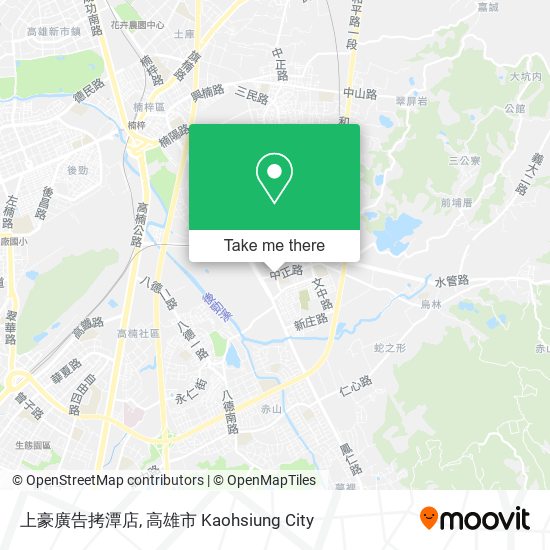 上豪廣告拷潭店 map