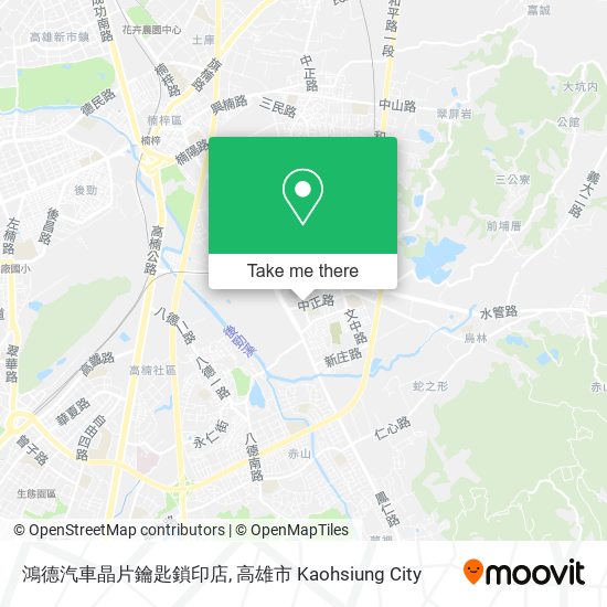 鴻德汽車晶片鑰匙鎖印店 map