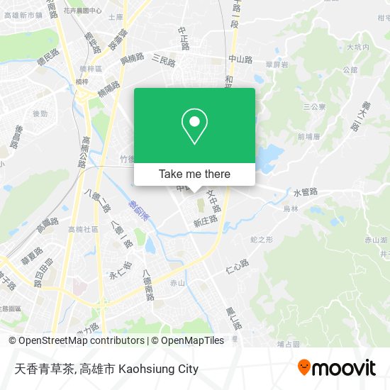 天香青草茶 map