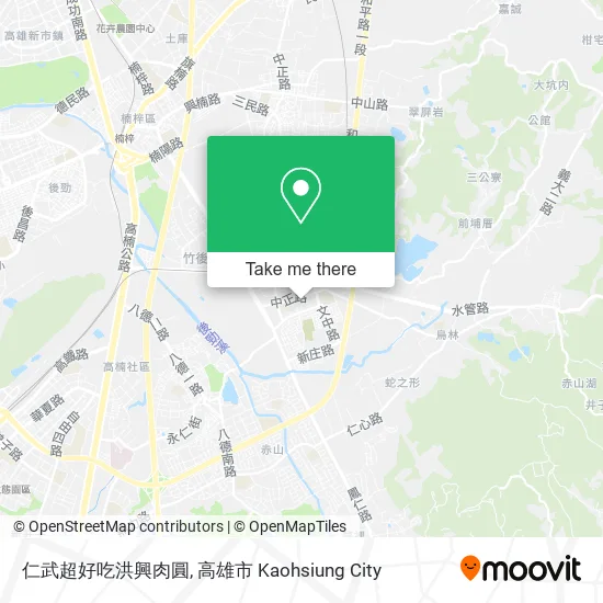 仁武超好吃洪興肉圓 map
