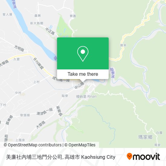 美廉社內埔三地門分公司 map