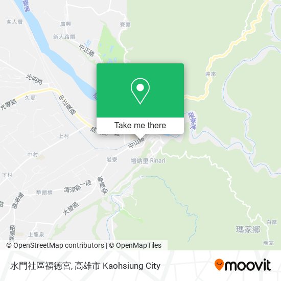 水門社區福德宮 map