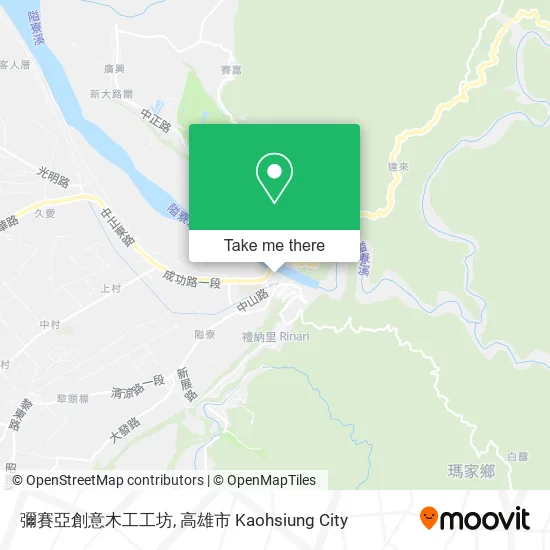 彌賽亞創意木工工坊地圖