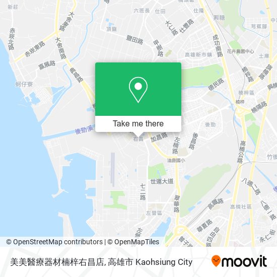 美美醫療器材楠梓右昌店 map