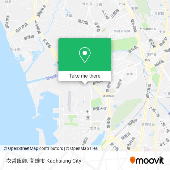 衣哲服飾 map