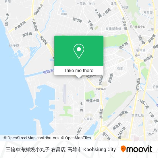 三輪車海鮮燒小丸子 右昌店 map