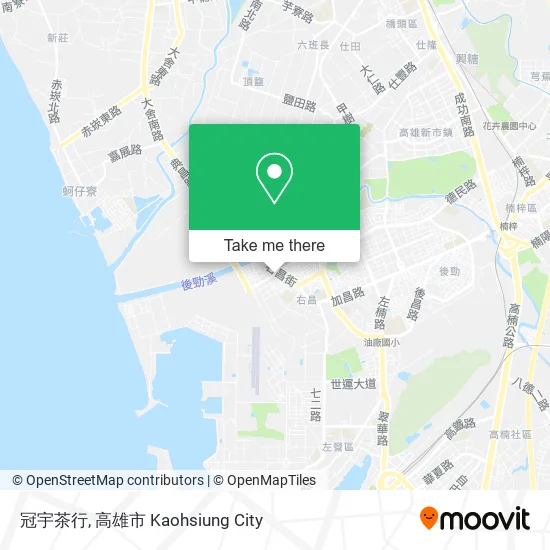 冠宇茶行地圖