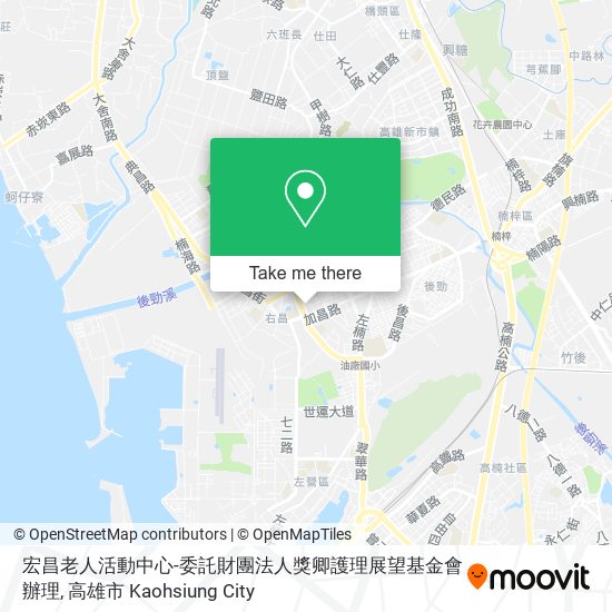 宏昌老人活動中心-委託財團法人獎卿護理展望基金會辦理 map