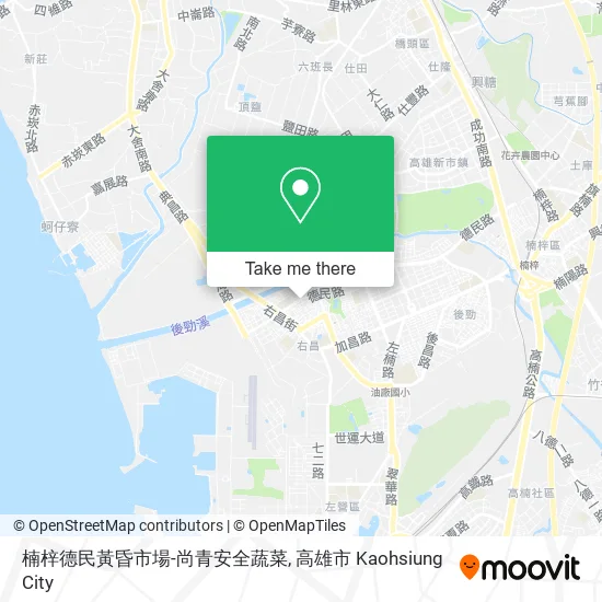 楠梓德民黃昏市場-尚青安全蔬菜 map
