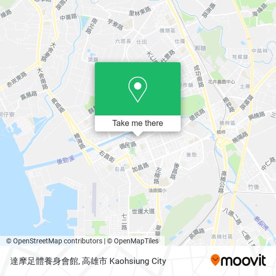 達摩足體養身會館 map