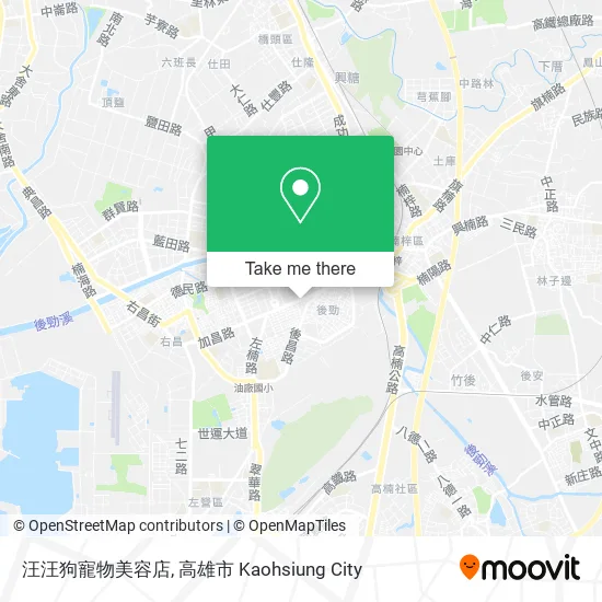 汪汪狗寵物美容店 map