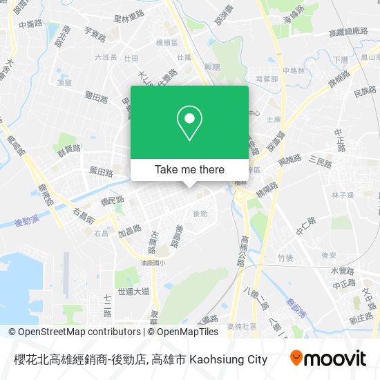 櫻花北高雄經銷商-後勁店 map