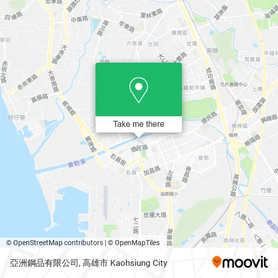 亞洲鋼品有限公司 map