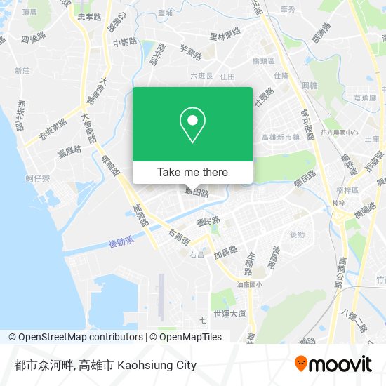 都市森河畔 map