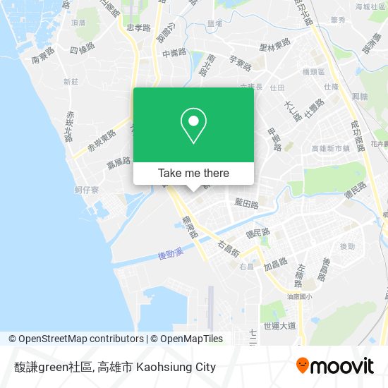 馥謙green社區 map