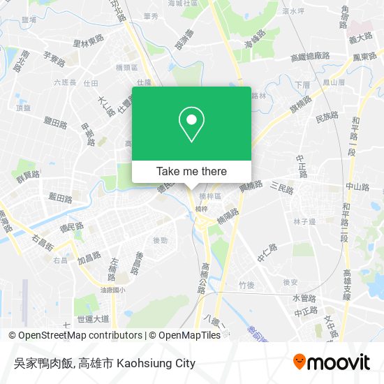 吳家鴨肉飯 map