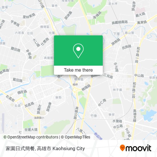 家園日式簡餐 map