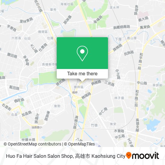 Huo Fa Hair Salon Salon Shop map