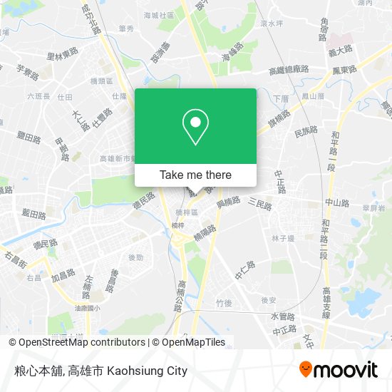 粮心本舖地圖