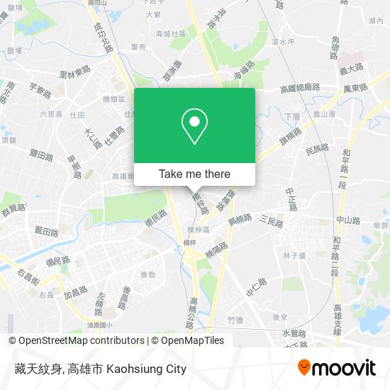 藏天紋身 map