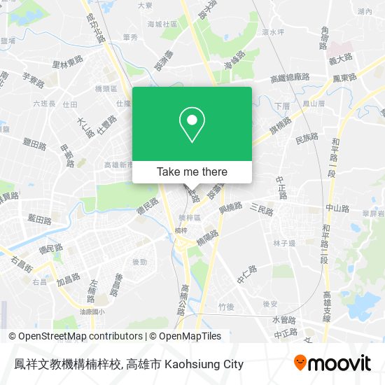 鳳祥文教機構楠梓校地圖