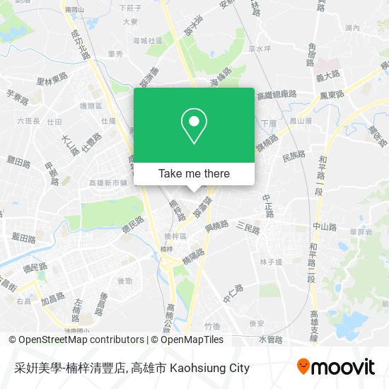 采姸美學-楠梓清豐店地圖