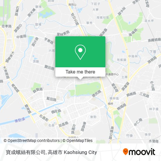 寶成螺絲有限公司 map