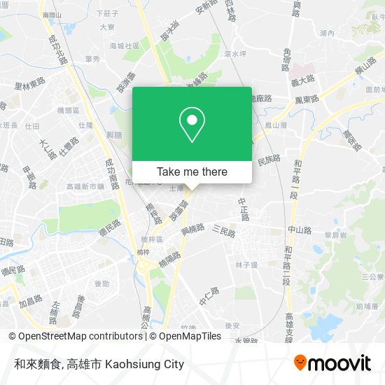 和來麵食 map