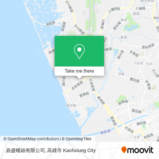 鼎盛螺絲有限公司 map