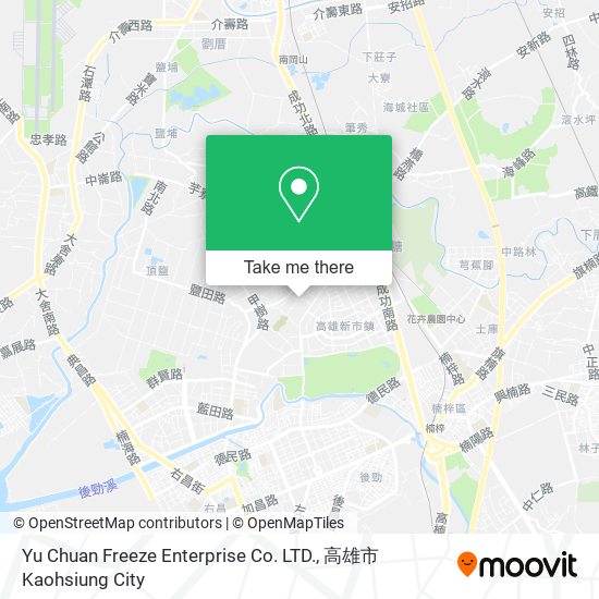 Yu Chuan Freeze Enterprise Co. LTD. map