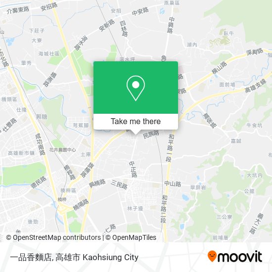 一品香麵店 map