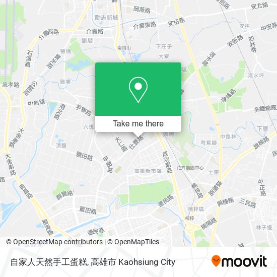 自家人天然手工蛋糕 map