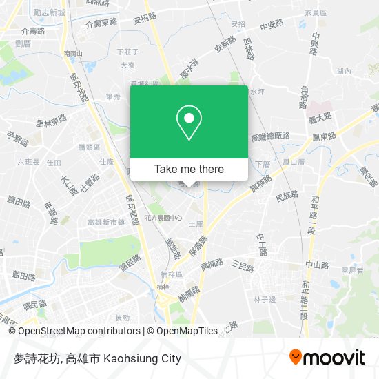 夢詩花坊 map