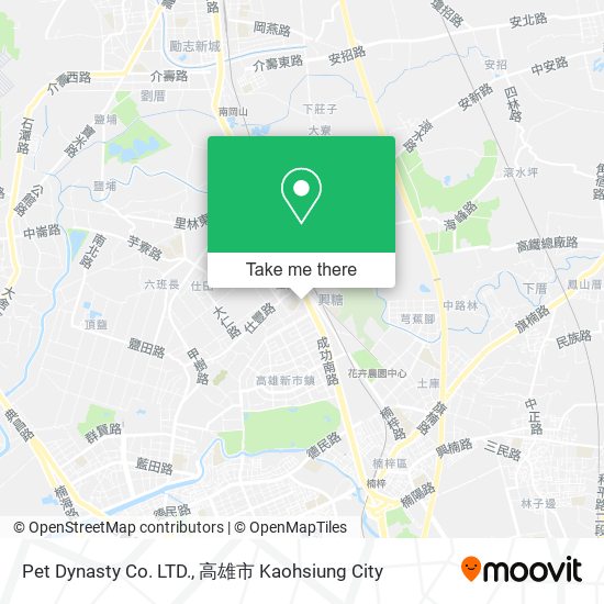 Pet Dynasty Co. LTD. map