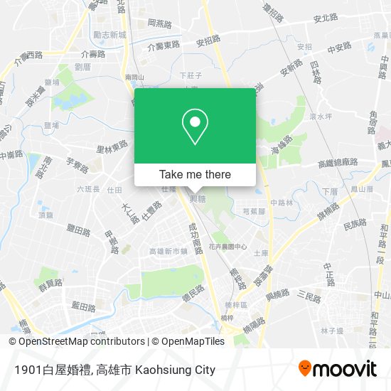 1901白屋婚禮地圖