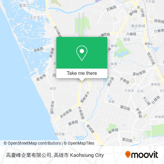 高慶峰企業有限公司地圖