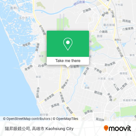 陽昇眼鏡公司 map