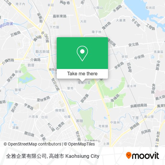 全雅企業有限公司地圖