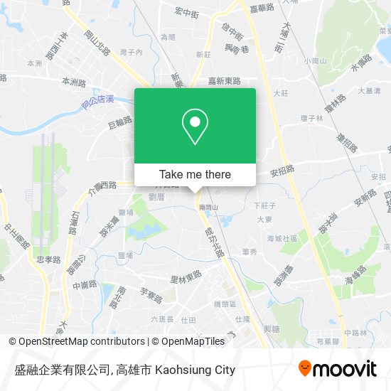 盛融企業有限公司地圖